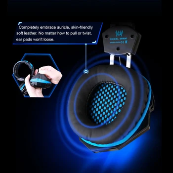 G5200 7.1 Surround Sound Pro Gaming Headset USB Headphone Breathing LED Mic+ Volume Vibrated Control For PS4 PC