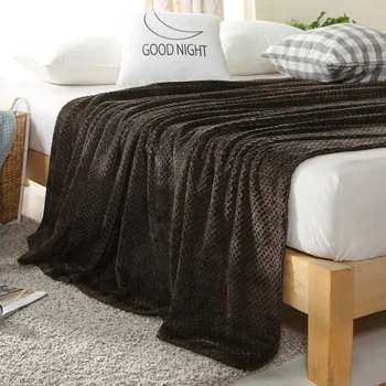 Nordic Simple Flannel blankets soft baby blanket winter anti-pilling thick Home sofa Leisure blanket children blanket Wholesale