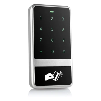 IP65 waterproof outdoor use smart card access controller standalone single door access control system touch keypad card reader