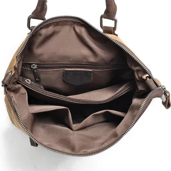 Unisex Canvas Leather Backpack Youth School Bags Women/Men Vintage Casual Waterproof Travel Bag Mochila Laptop Backpack Rucksack