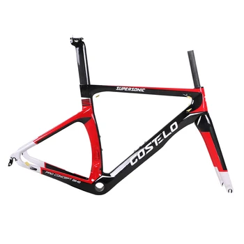 COSTELO NK1K full carbon road bike frame,fork headset clamp seatpost T1000 Carbon Road bicycle Frame