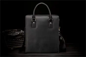 YINTE Men's Handbag Leather Men Briefcases Business Handbag Messenger Shoulder Bag Men Totes Business Totes Portfolio T23113