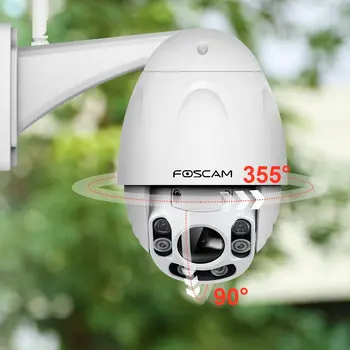 Foscam FI9928P 2.0MP 1080P Pan Tilt 4X Zoom Wireless Outdoor IP Camera