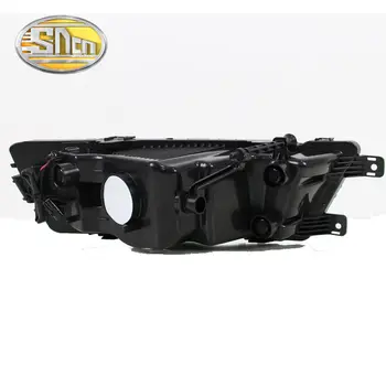 For Skoda Rapid 2013 -,Turn Yellow Signal Relay Waterproof ABS Fog Lamp Cover Car DRL 12V LED Daytime Running Light SNCN