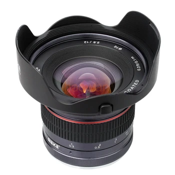 12mm F2.8 f/2.8 Wide Angle Fixed Lens for micro M43 LUMIX GX8 G7 EP5 EPL5 OMD EM10 G6 GH2 GF5/6 GX1 mirrorless camera