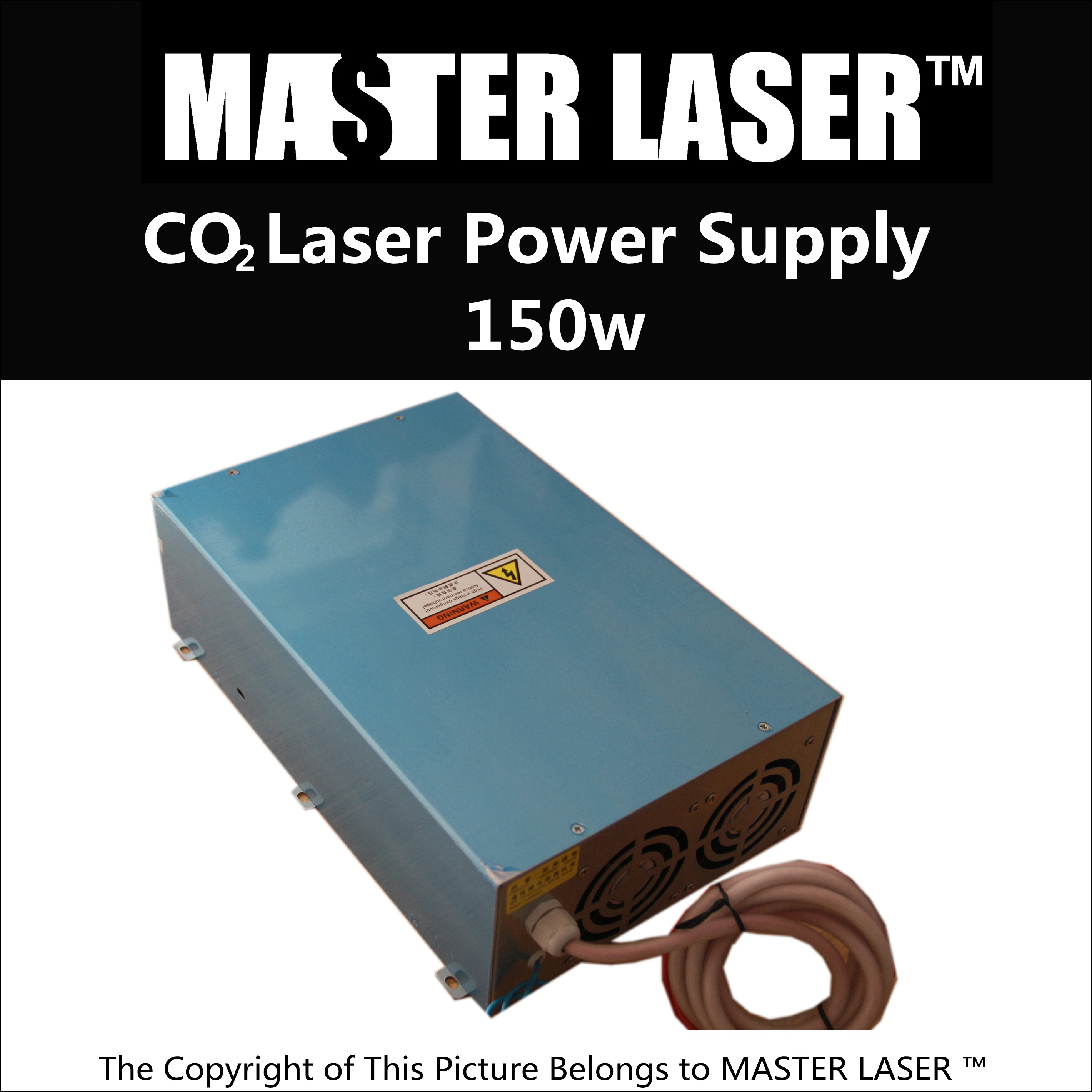 150W CO2 Laser Tube Power Supply for 150 watts Laser Cutting Machine