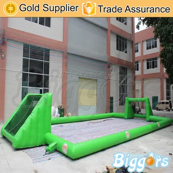 Commercial Use Blow Up Quality Inflatable Football Pitch Inflatable Soccer Sport Game Soccer Court