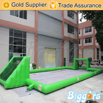Commercial Use Blow Up Quality Inflatable Football Pitch Inflatable Soccer Sport Game Soccer Court