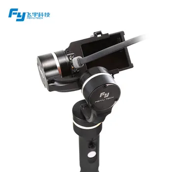 Handheld Steady Gimbal for GoPro Feiyu Tech FY G4S with Free Wireless Remote Control Joystick 360 Degree Moving 3-Axis