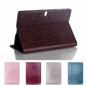 Crocodile Business Tablet Case for Samsung Galaxy Tab S 10.5 T800 Top Quality Flip Stand Leather Cases Capinha for Tab S T800