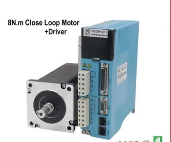 2pcs/lot NEMA 34 3 Phase 8NM Closed Stepper Servomotor Driver Kit for CNC Cutting Engraving Machine