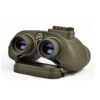 2016 HD binoculars waterproof 7x50 floating Binoculars with Compass range finder reticle Military Hunting Telescopes