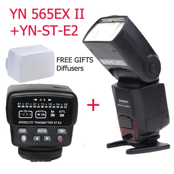 HOTSALE YONGNUO YN565EX II YN-565EX II + yongnuo YN-ST-E2 Flash Speedlite + Speedlite Transmitter for Canon Camera