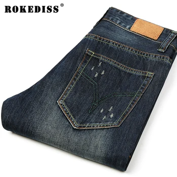 Robin jeans denim mens Tights 2017 Spring Autumn dsq New Grinding Straight trousers Slim C153 casual patches brand-clothing
