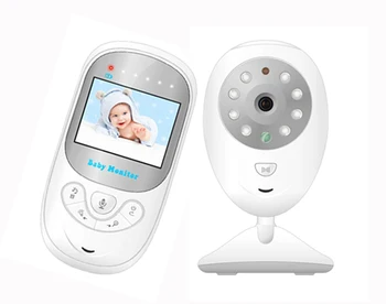 2.4GHz wireless Baby Monitor Wireless Digital Camera with Night Vision Two Way Talk Temparature Monitoring Sleep Movement sound