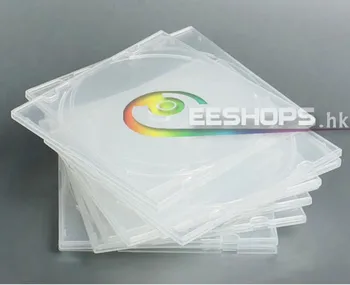 Wholesale Lot 50pcs Single Disk Blu-ray BD DVD CD Disc Case Ultrathin 12cm Transparent Plastic Box Cases New