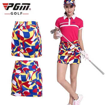 031701 New leisure fashion sports golf elastic sweat breathable printing short skirt