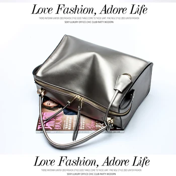 Genuine leather handbag, 2017 new lady handbag brand design fashion single shoulder bag,