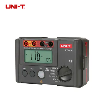 UNI-T UT501A Insulation Resistance Testers Auto Range Lcd backlight High Voltage Indication
