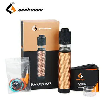 Original GeekVape Karma Mechanical Kit w/ Karma MECH MOD 18650 and Karma RDTA/RDA Atomizer Direct 510 Connector E-cig Vape GE01