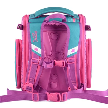 Russia Brand Delune Cartoon Dog Girls School Bags Children Backpacks Foldable Orthopedic Schoolbag Mochilas Escolares Infantis