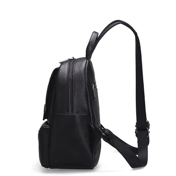 Zency Summer Small Backpack Soft Genuine Leather Women's Backpacks Ladies Young Girl's Bags Top Layer Cowhide School Bag Mochila