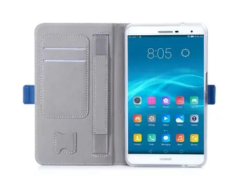 With wallet Card hole Magnet Stand Leather case cover For Huawei Mediapad T2 7.0 Pro PLE-703L fundas cases + screen protectors