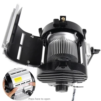 Dimmable Bi-color LED100W LED Studio Fresnel spot Light 3200-5500K for Studio Camera Photo video Equipment