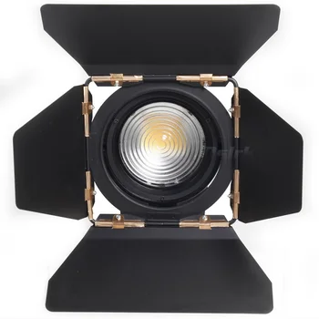 Dimmable Bi-color LED100W LED Studio Fresnel spot Light 3200-5500K for Studio Camera Photo video Equipment