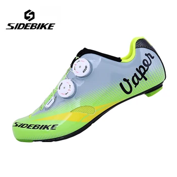 Sidebike Riding Cycling Shoes Road Carbon Sapatilha Ciclismo Zapatillas Breathable Self-Locking Bicycle Bike Shoes Sneakers