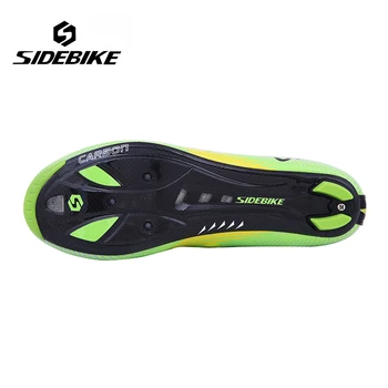 Sidebike Riding Cycling Shoes Road Carbon Sapatilha Ciclismo Zapatillas Breathable Self-Locking Bicycle Bike Shoes Sneakers