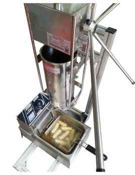 Stainless steel Manual Spanish 6L gas fryer churro fryer maker machine