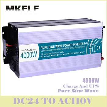 MKP4000-241-C 24v To 110vac 4000w Inverter Pure Sine Wave Off Grid Solar Voltage Converter With Charger And UPS Regulators China