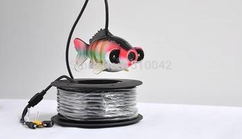 7Inch Monitor fishing tools underwater camera with DVR 600TVL IP68 Waterproof DC12V 2pcs LED lights with 100M cable