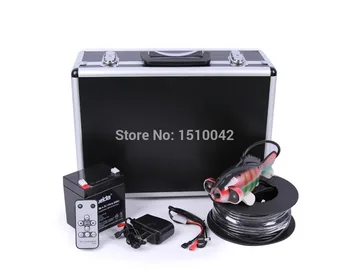 7Inch Monitor fishing tools underwater camera with DVR 600TVL IP68 Waterproof DC12V 2pcs LED lights with 100M cable
