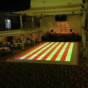 48pcs/lot Price RGB Stage Led Dance Floor 1M*1M led display floor wedding dance floors