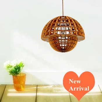 Modern country exquisite wood art Pendant Lights Creative handmade indoor ply-wood chips E27 LED lamp for stairs&corridor BT163