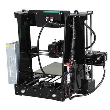 Aluminum Extrusion Anet A6 Big Print Size220*220*250mm Reprap Prusa i3 3D Printer Kit DIY With Free 10m Filament 16GB Card