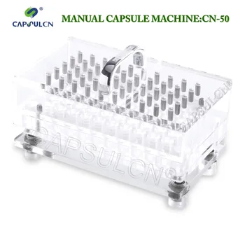 50 holes) CN-50CL, suitable for capsule size 00# easy washable version capsule filling machine/ capsule filler/ encapsulation,