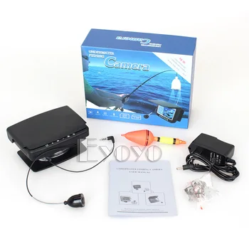 Eyoyo Infrared LED DVR Fishing Camera 30M 1000TVL HD Underwater Fish Finder Fishing Cam Video Recorder with 4GB TF Card