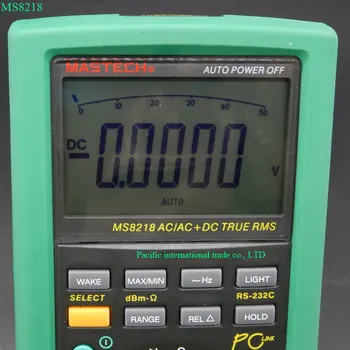 MASTECH MS8218 Digital Multimeter 50000 Counts multifunction True RMS PC USB DMM 5 1/2 Bit auto range tester Ammeter Multitester