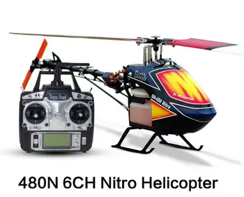 Gleagle 480N 2.4G 6CH RC Fuel Helicopter RTF DFC 15-Engine 180CC Gasolin Remote Control Nitro Helicopter 60A ESC/Carbon Fiber