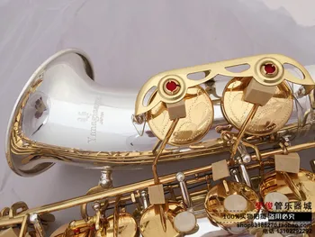 2017 New YANAGISAWA A-W037 Silver Plated Gold Key Saxophone Alto Sax Eb Tone with mouthpiece ,case,gloves