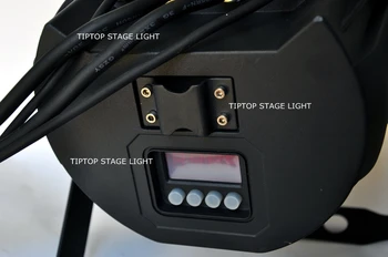 TIPTOP Stage Light TP-P81 18*12W Waterproof Led Par Cans RGBW 4IN1 LED TV Studio Wash Light 5/9 DMX512 Channels Silent Zoom
