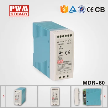 MDR-60W CE 12v 5a power supply circuit for led light Slim DIN Rail Switching Power