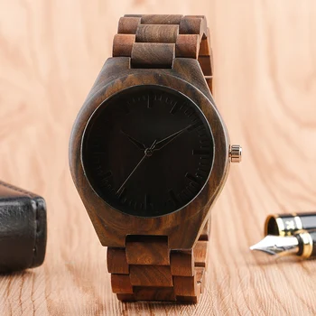 Nature Bamboo Bangle Women Quartz Wristwatch Fold Clasp Handmade Men Creative Watches Gift Casual Sport Wood Relogio 2017 New