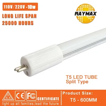 1pcs /lot T5 Led Tube 600mm 1200mm 10W 110V 220V 240V led bulb tube RAYMAX BRAND