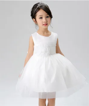 Purple Girls party wear clothing for children summer sleeveless lace princess wedding dresses girls teenage party prom dresses