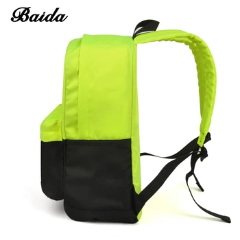 2016 Direct Selling Time-limited Softback Mochila Fashion Backpack Solid Backpacks Girl&boy School Bags