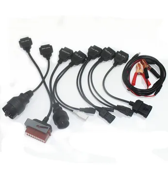 Newest CDP PRO Car Cables Excellent Car Diagnostic Connector 8 PCS Full Set TCS CDP Car Cables For Multi-Brand Cars